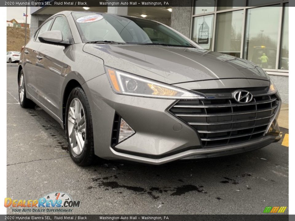 2020 Hyundai Elantra SEL Fluid Metal / Black Photo #1
