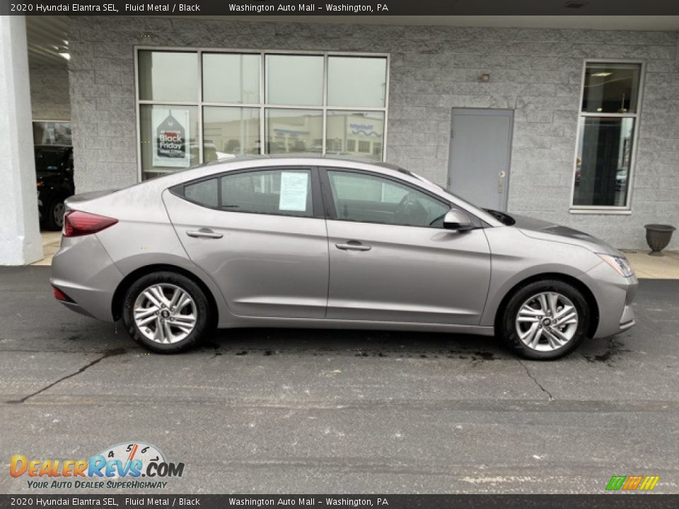 2020 Hyundai Elantra SEL Fluid Metal / Black Photo #3