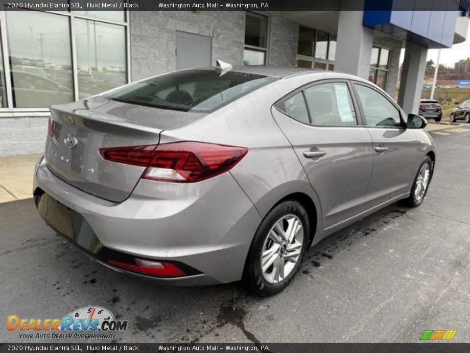 2020 Hyundai Elantra SEL Fluid Metal / Black Photo #4