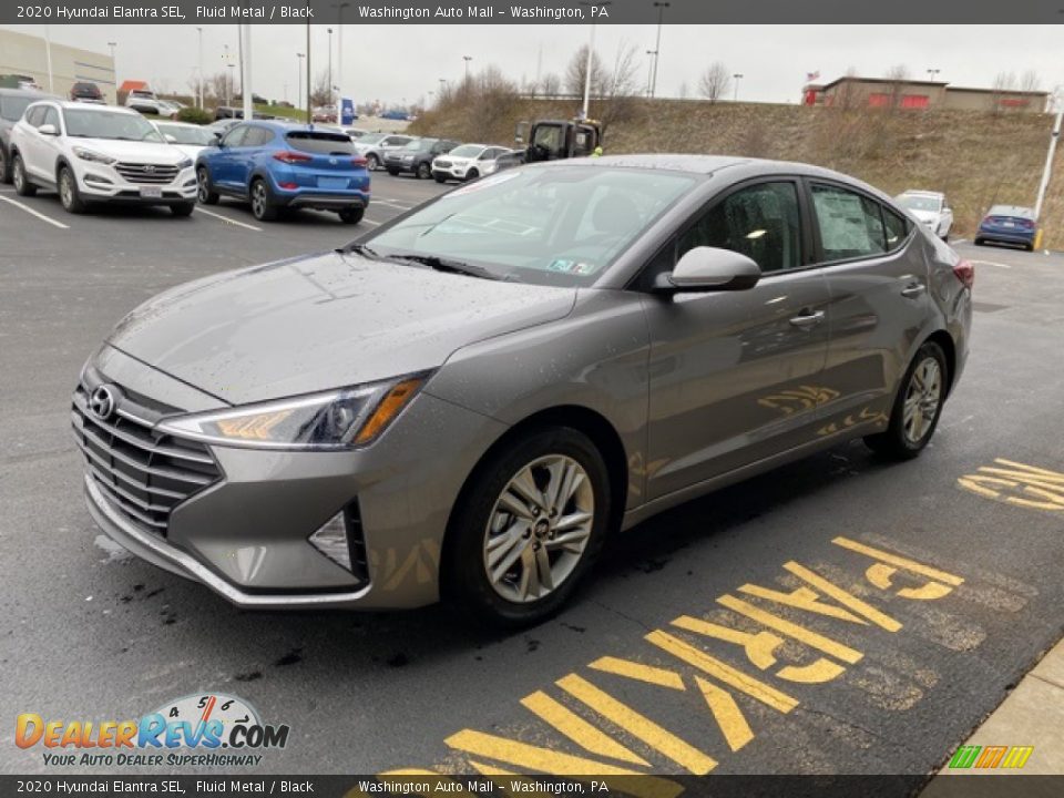 2020 Hyundai Elantra SEL Fluid Metal / Black Photo #7