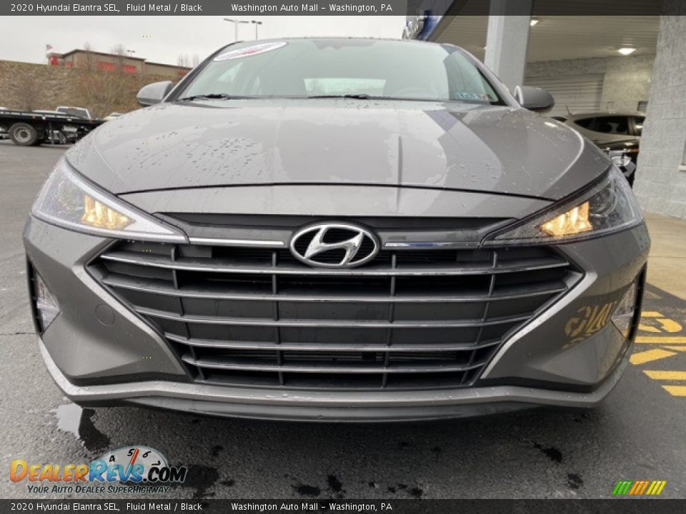 2020 Hyundai Elantra SEL Fluid Metal / Black Photo #8