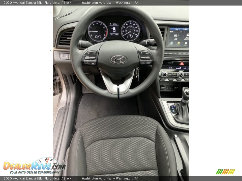 2020 Hyundai Elantra SEL Fluid Metal / Black Photo #12