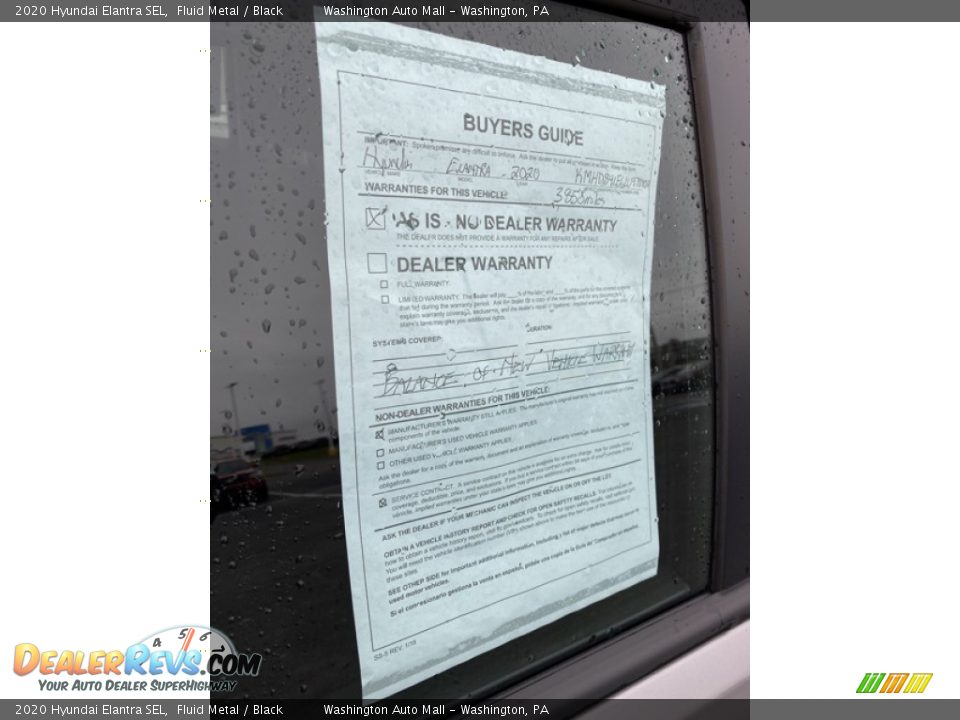 2020 Hyundai Elantra SEL Fluid Metal / Black Photo #20
