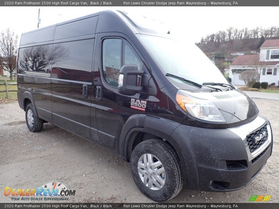 Black 2020 Ram ProMaster 2500 High Roof Cargo Van Photo #7