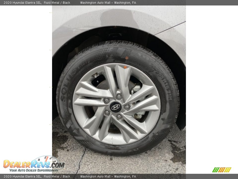 2020 Hyundai Elantra SEL Fluid Metal / Black Photo #28
