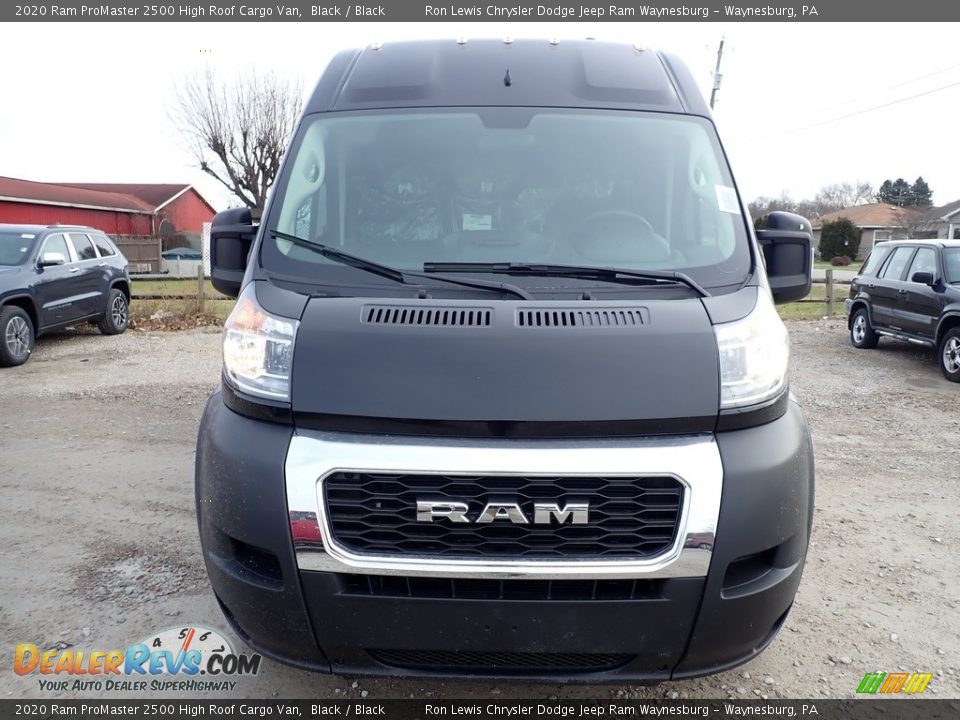 2020 Ram ProMaster 2500 High Roof Cargo Van Black / Black Photo #8