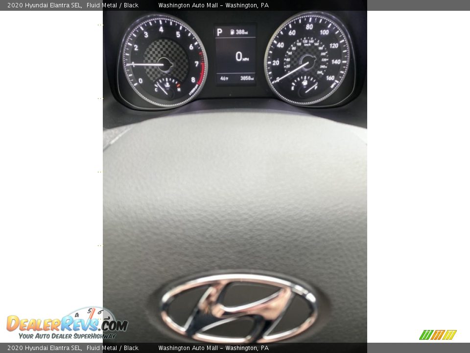 2020 Hyundai Elantra SEL Fluid Metal / Black Photo #29