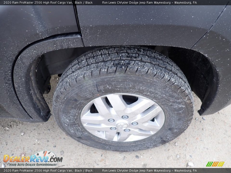 2020 Ram ProMaster 2500 High Roof Cargo Van Black / Black Photo #9