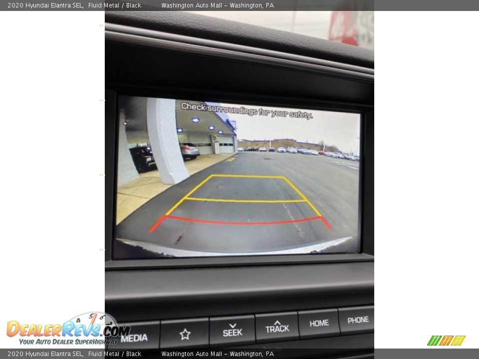 2020 Hyundai Elantra SEL Fluid Metal / Black Photo #31