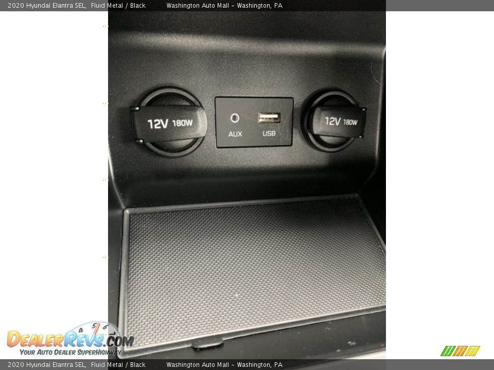 2020 Hyundai Elantra SEL Fluid Metal / Black Photo #34