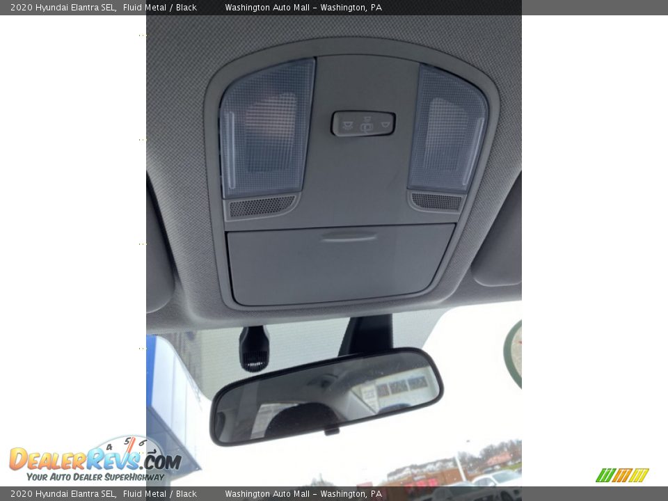 2020 Hyundai Elantra SEL Fluid Metal / Black Photo #35