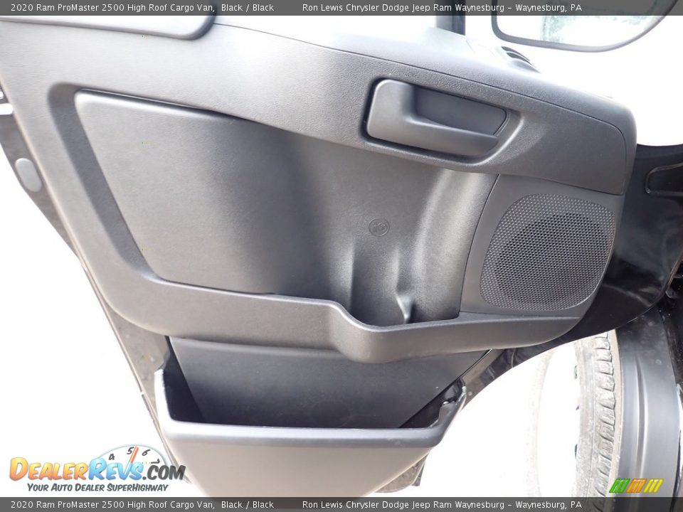 2020 Ram ProMaster 2500 High Roof Cargo Van Black / Black Photo #13