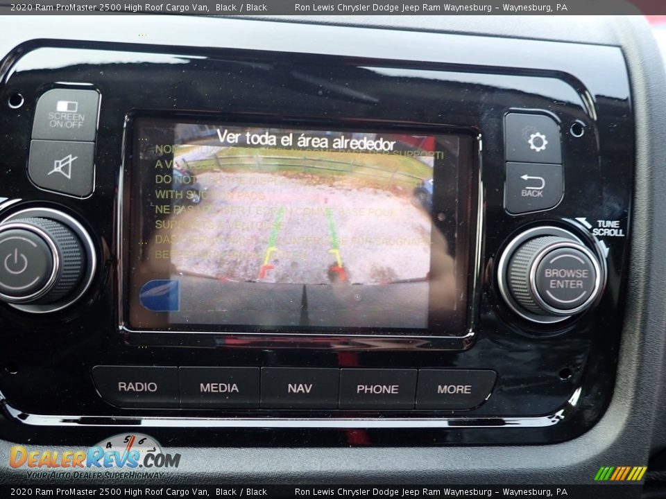 2020 Ram ProMaster 2500 High Roof Cargo Van Black / Black Photo #18
