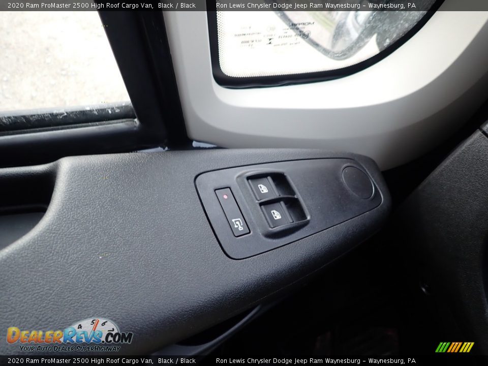 2020 Ram ProMaster 2500 High Roof Cargo Van Black / Black Photo #20