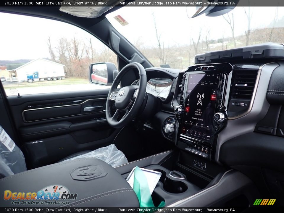 2020 Ram 1500 Rebel Crew Cab 4x4 Bright White / Black Photo #11