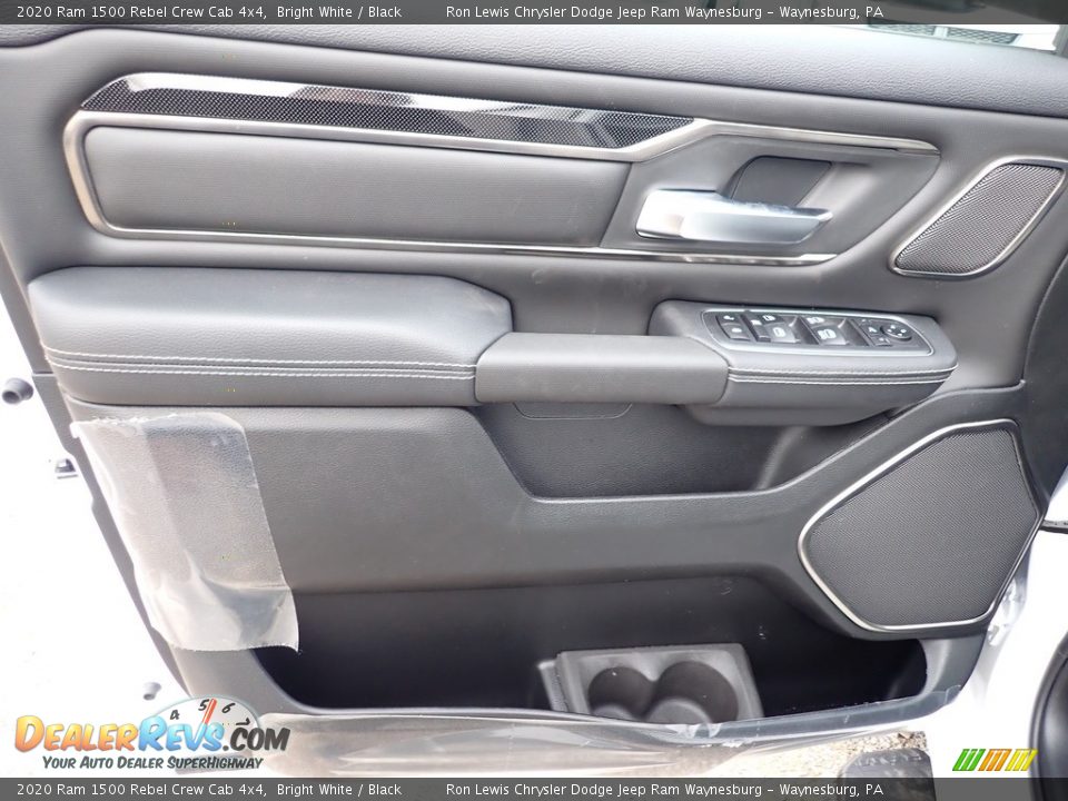 2020 Ram 1500 Rebel Crew Cab 4x4 Bright White / Black Photo #13