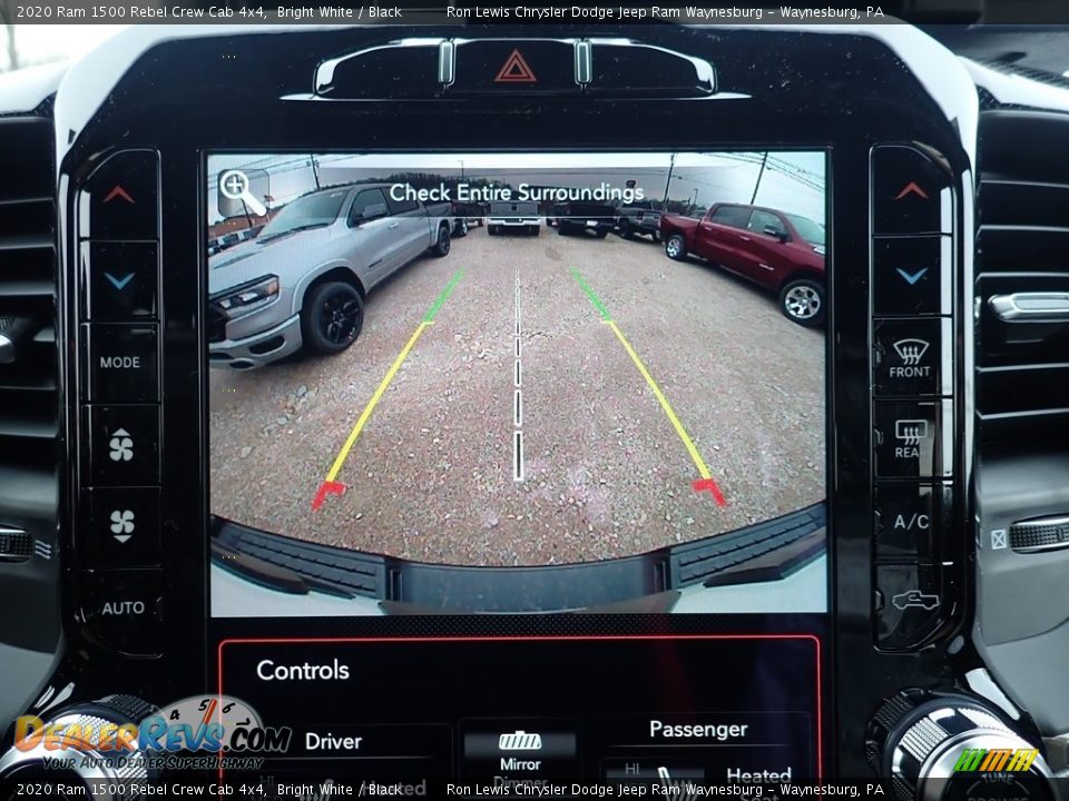 2020 Ram 1500 Rebel Crew Cab 4x4 Bright White / Black Photo #17