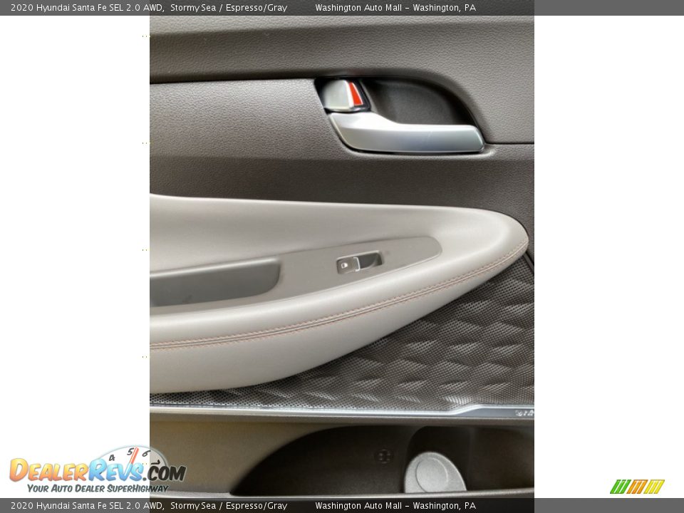 2020 Hyundai Santa Fe SEL 2.0 AWD Stormy Sea / Espresso/Gray Photo #17