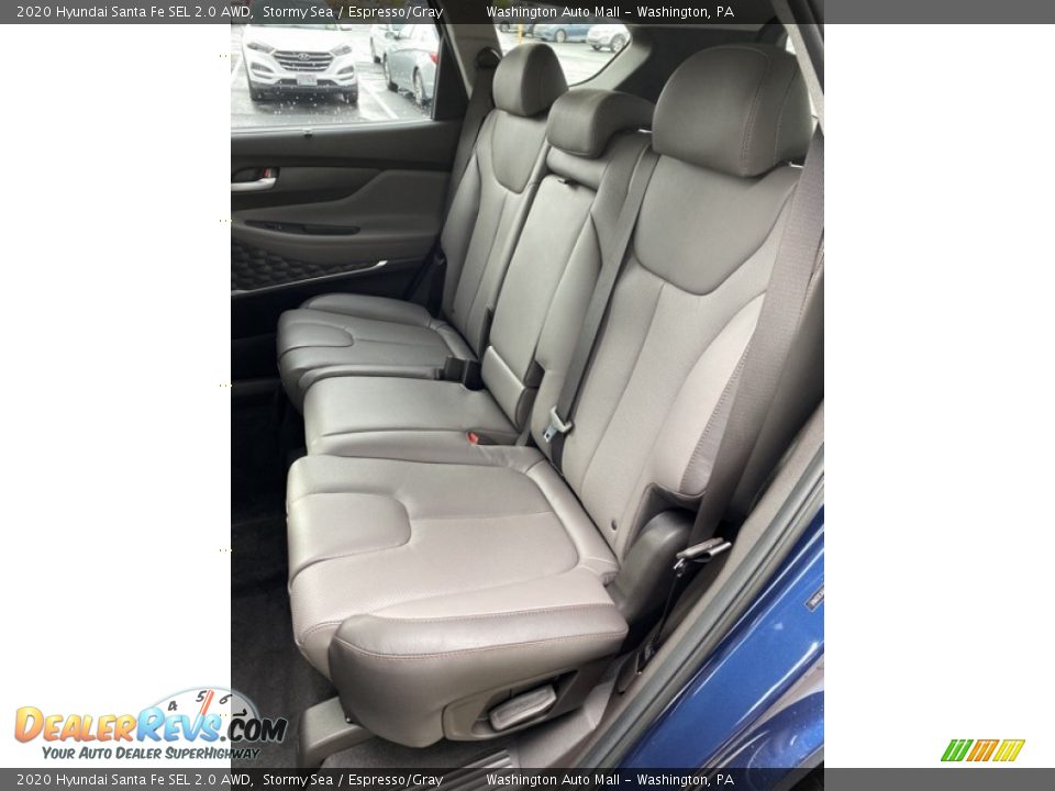 2020 Hyundai Santa Fe SEL 2.0 AWD Stormy Sea / Espresso/Gray Photo #18