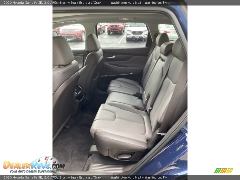 2020 Hyundai Santa Fe SEL 2.0 AWD Stormy Sea / Espresso/Gray Photo #19