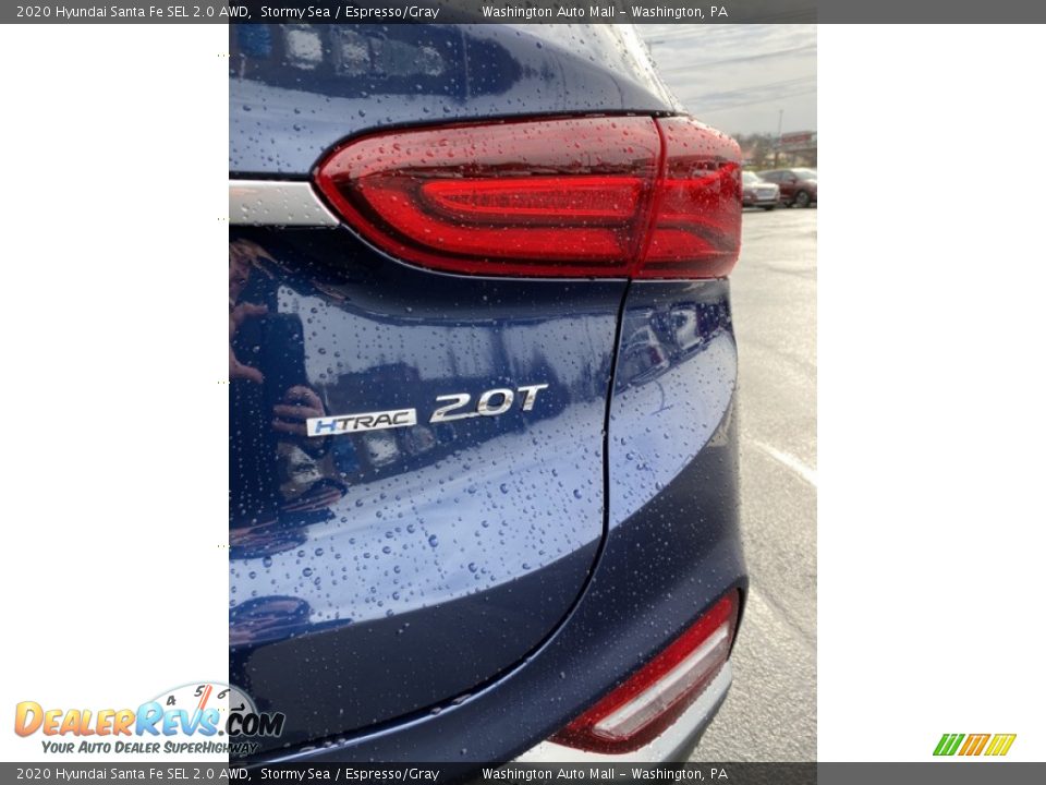 2020 Hyundai Santa Fe SEL 2.0 AWD Stormy Sea / Espresso/Gray Photo #23