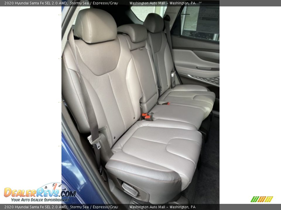 2020 Hyundai Santa Fe SEL 2.0 AWD Stormy Sea / Espresso/Gray Photo #25