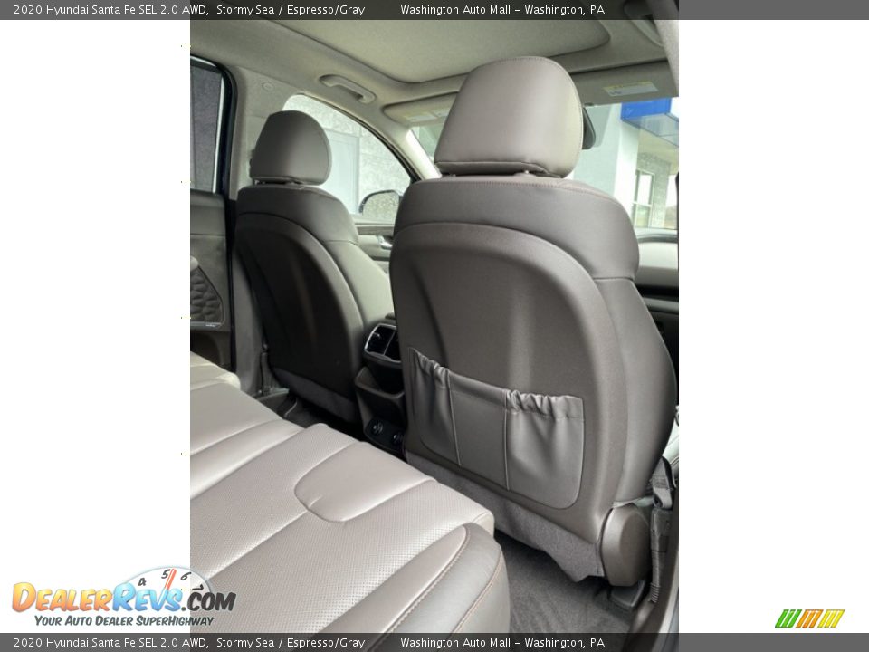 2020 Hyundai Santa Fe SEL 2.0 AWD Stormy Sea / Espresso/Gray Photo #26