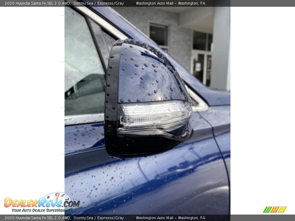 2020 Hyundai Santa Fe SEL 2.0 AWD Stormy Sea / Espresso/Gray Photo #30