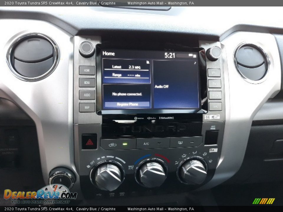 2020 Toyota Tundra SR5 CrewMax 4x4 Cavalry Blue / Graphite Photo #5
