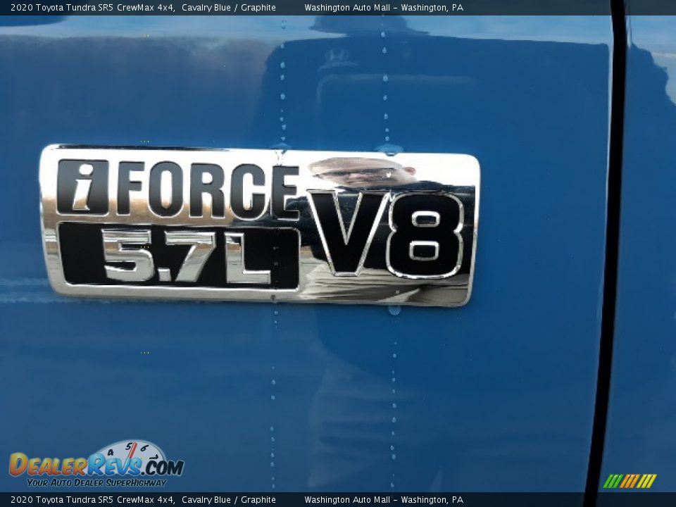 2020 Toyota Tundra SR5 CrewMax 4x4 Cavalry Blue / Graphite Photo #8