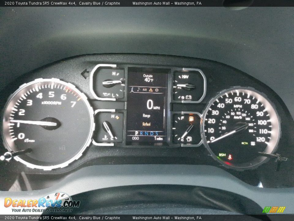 2020 Toyota Tundra SR5 CrewMax 4x4 Cavalry Blue / Graphite Photo #10