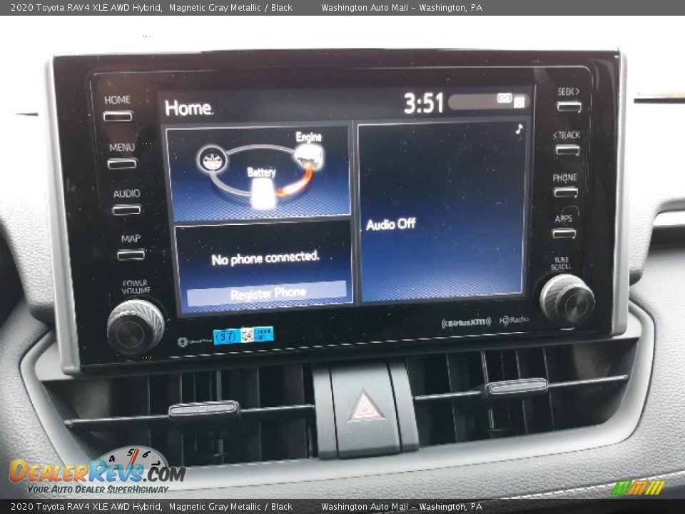 2020 Toyota RAV4 XLE AWD Hybrid Magnetic Gray Metallic / Black Photo #5