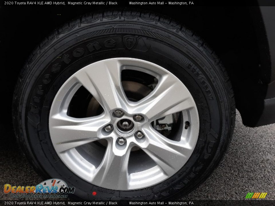 2020 Toyota RAV4 XLE AWD Hybrid Magnetic Gray Metallic / Black Photo #10