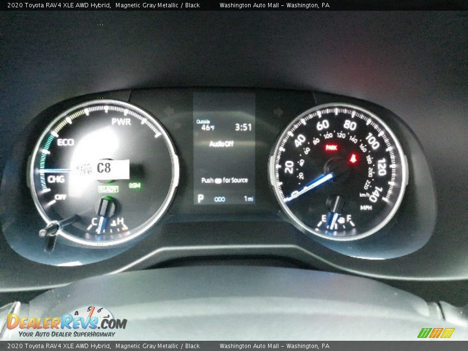 2020 Toyota RAV4 XLE AWD Hybrid Magnetic Gray Metallic / Black Photo #11