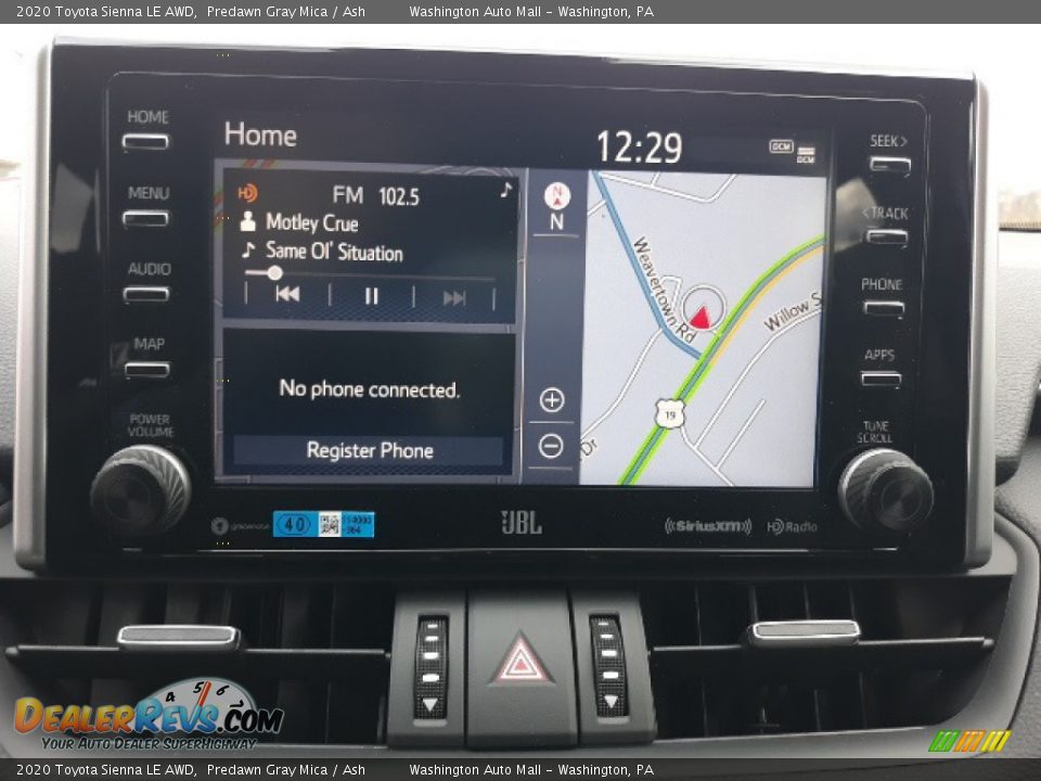 2020 Toyota Sienna LE AWD Predawn Gray Mica / Ash Photo #6