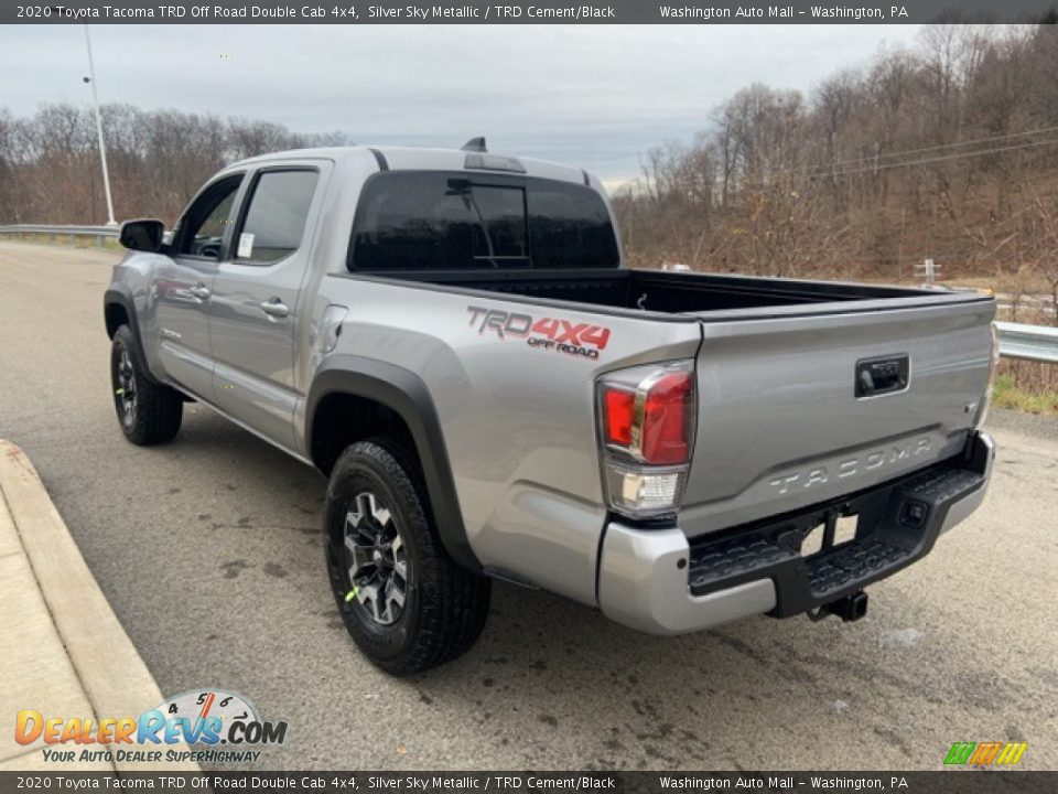 2020 Toyota Tacoma TRD Off Road Double Cab 4x4 Silver Sky Metallic / TRD Cement/Black Photo #2