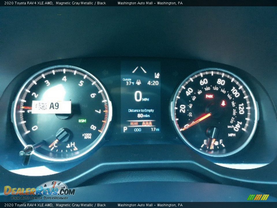 2020 Toyota RAV4 XLE AWD Gauges Photo #10