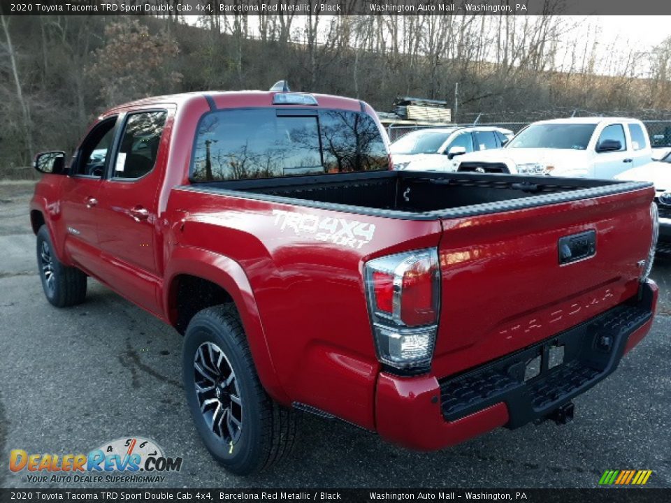 2020 Toyota Tacoma TRD Sport Double Cab 4x4 Barcelona Red Metallic / Black Photo #2