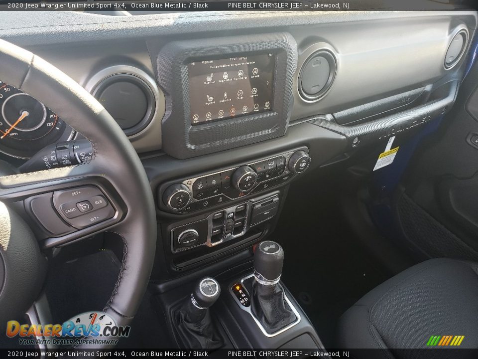 2020 Jeep Wrangler Unlimited Sport 4x4 Ocean Blue Metallic / Black Photo #10