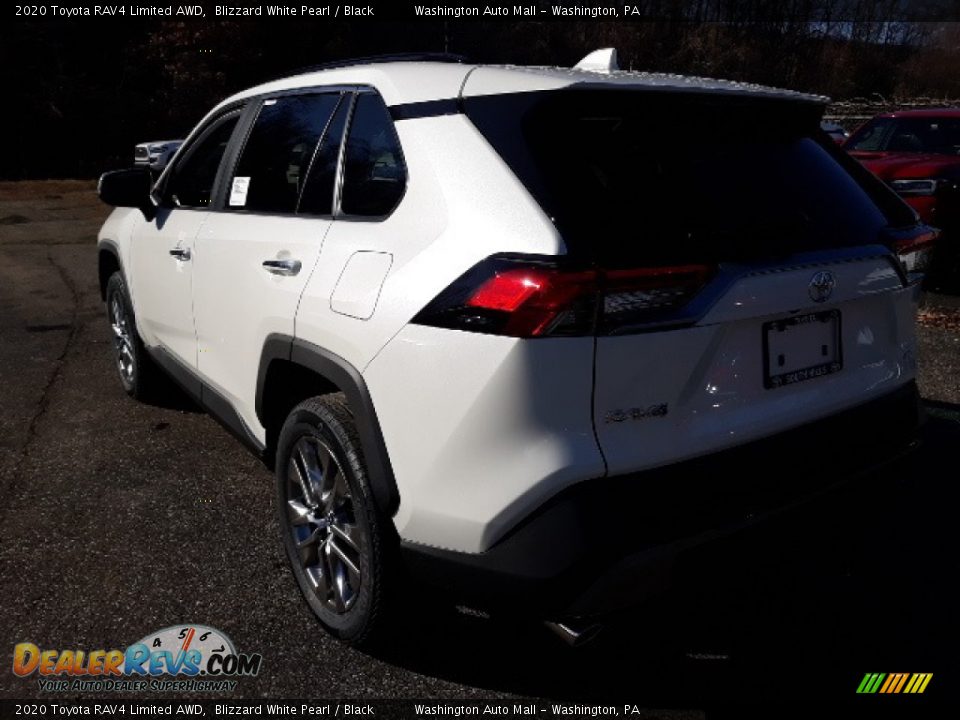 2020 Toyota RAV4 Limited AWD Blizzard White Pearl / Black Photo #2