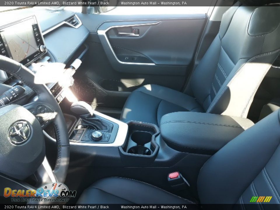 2020 Toyota RAV4 Limited AWD Blizzard White Pearl / Black Photo #4