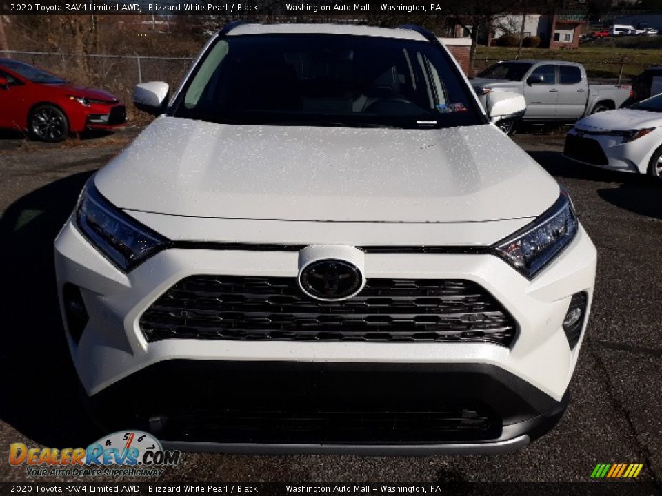 2020 Toyota RAV4 Limited AWD Blizzard White Pearl / Black Photo #7
