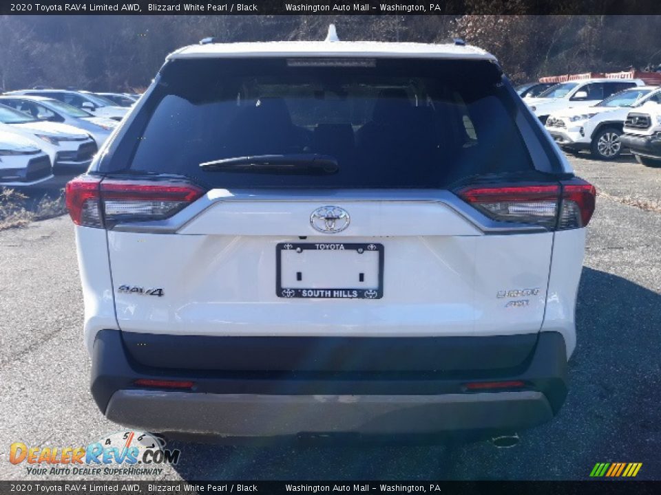 2020 Toyota RAV4 Limited AWD Blizzard White Pearl / Black Photo #8