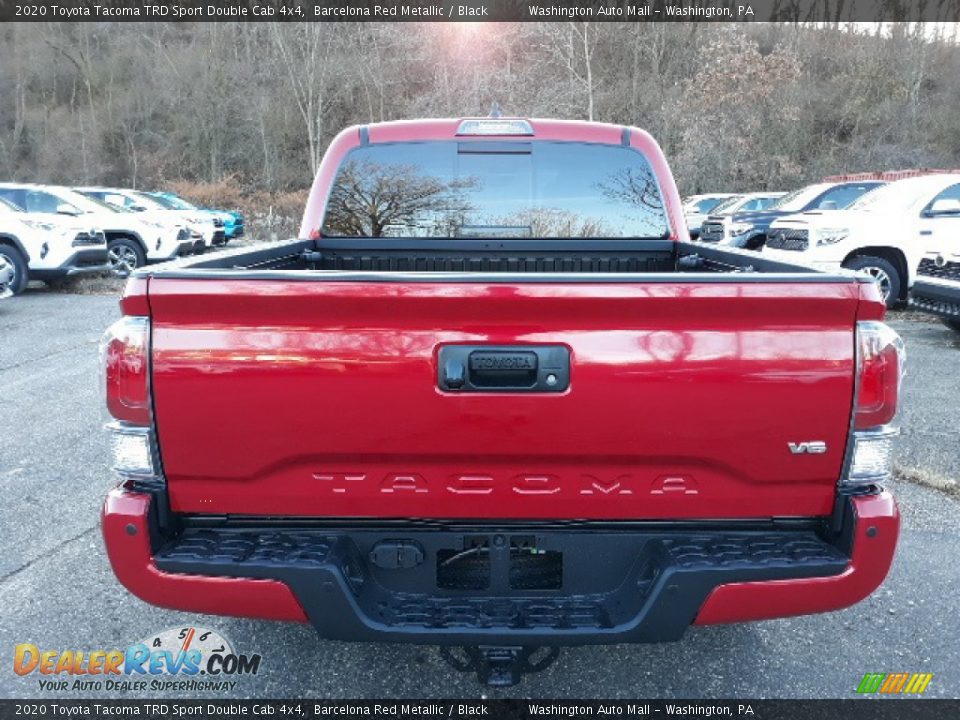 2020 Toyota Tacoma TRD Sport Double Cab 4x4 Barcelona Red Metallic / Black Photo #8