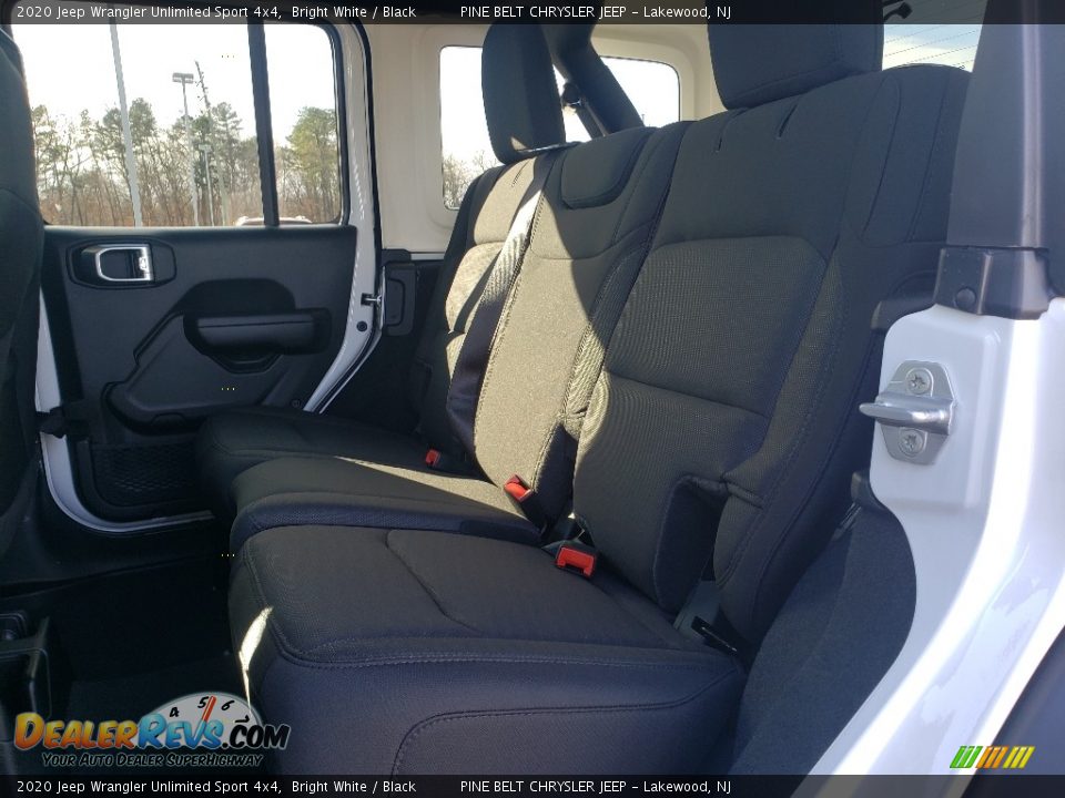 2020 Jeep Wrangler Unlimited Sport 4x4 Bright White / Black Photo #6
