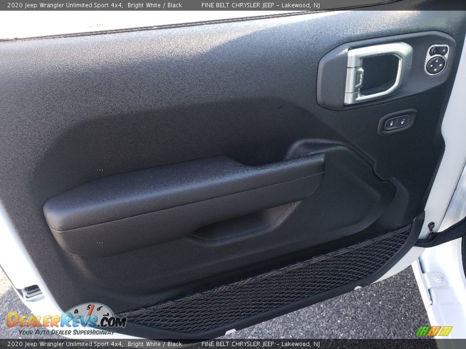 2020 Jeep Wrangler Unlimited Sport 4x4 Bright White / Black Photo #8