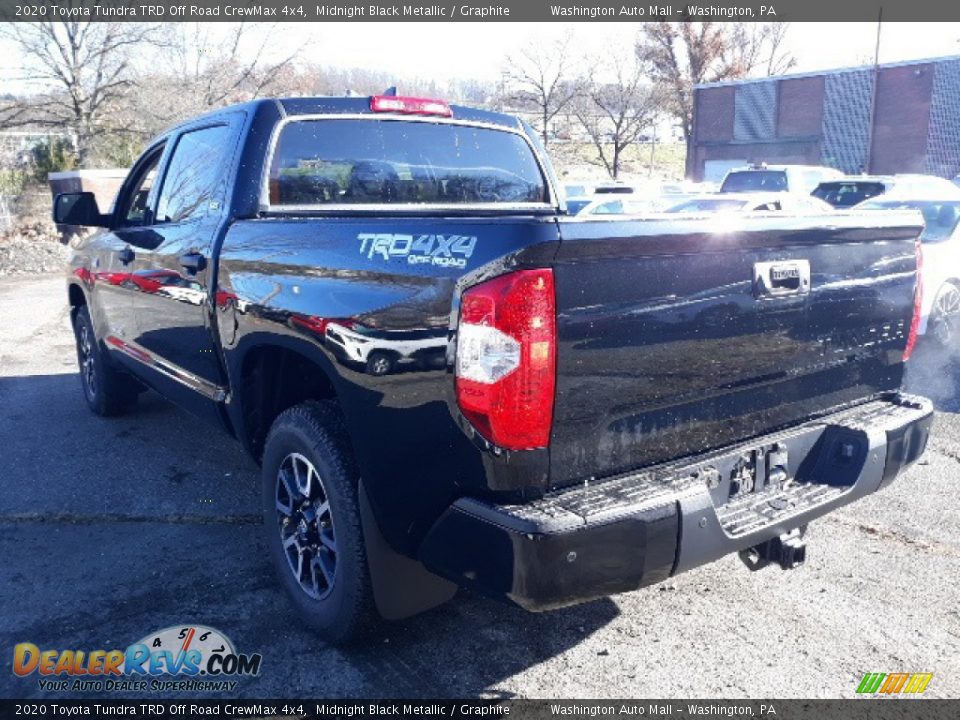 2020 Toyota Tundra TRD Off Road CrewMax 4x4 Midnight Black Metallic / Graphite Photo #2