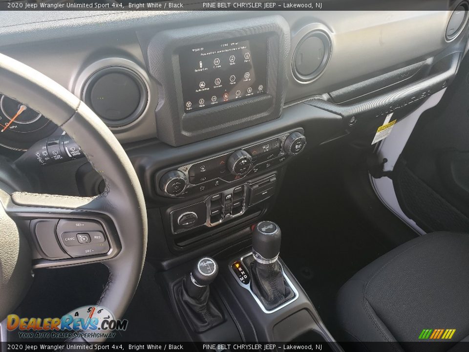 2020 Jeep Wrangler Unlimited Sport 4x4 Bright White / Black Photo #10