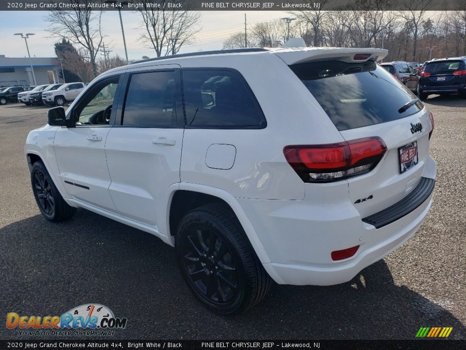 2020 Jeep Grand Cherokee Altitude 4x4 Bright White / Black Photo #4