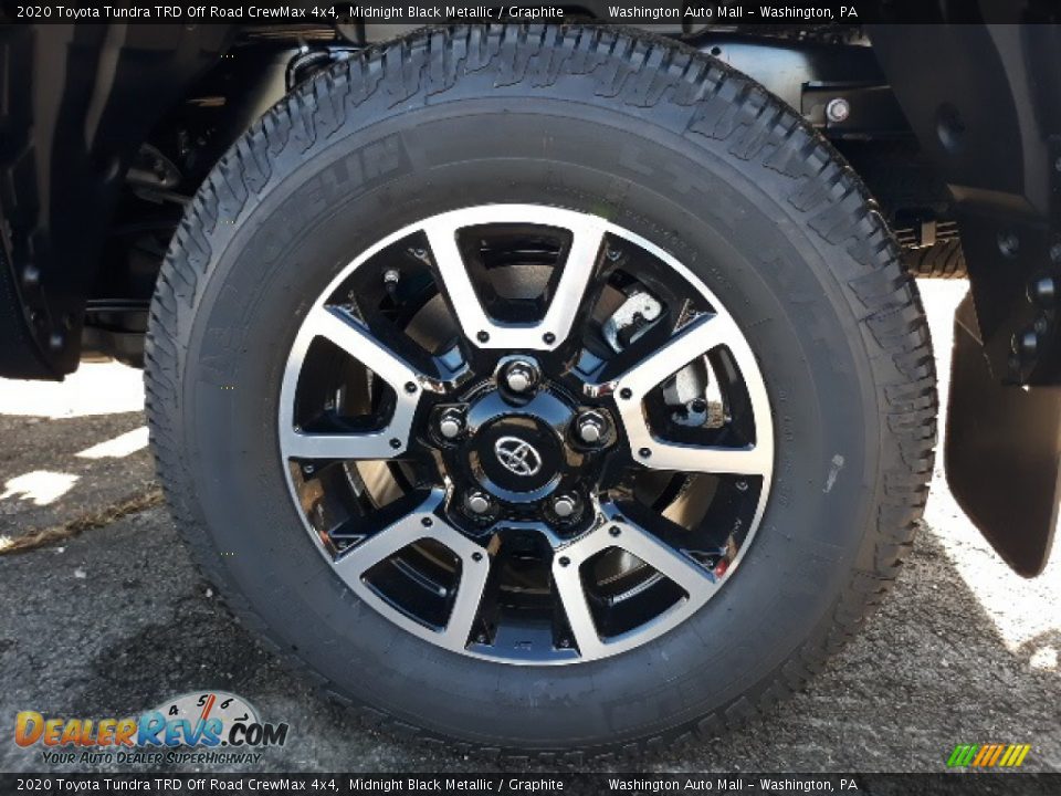 2020 Toyota Tundra TRD Off Road CrewMax 4x4 Midnight Black Metallic / Graphite Photo #8